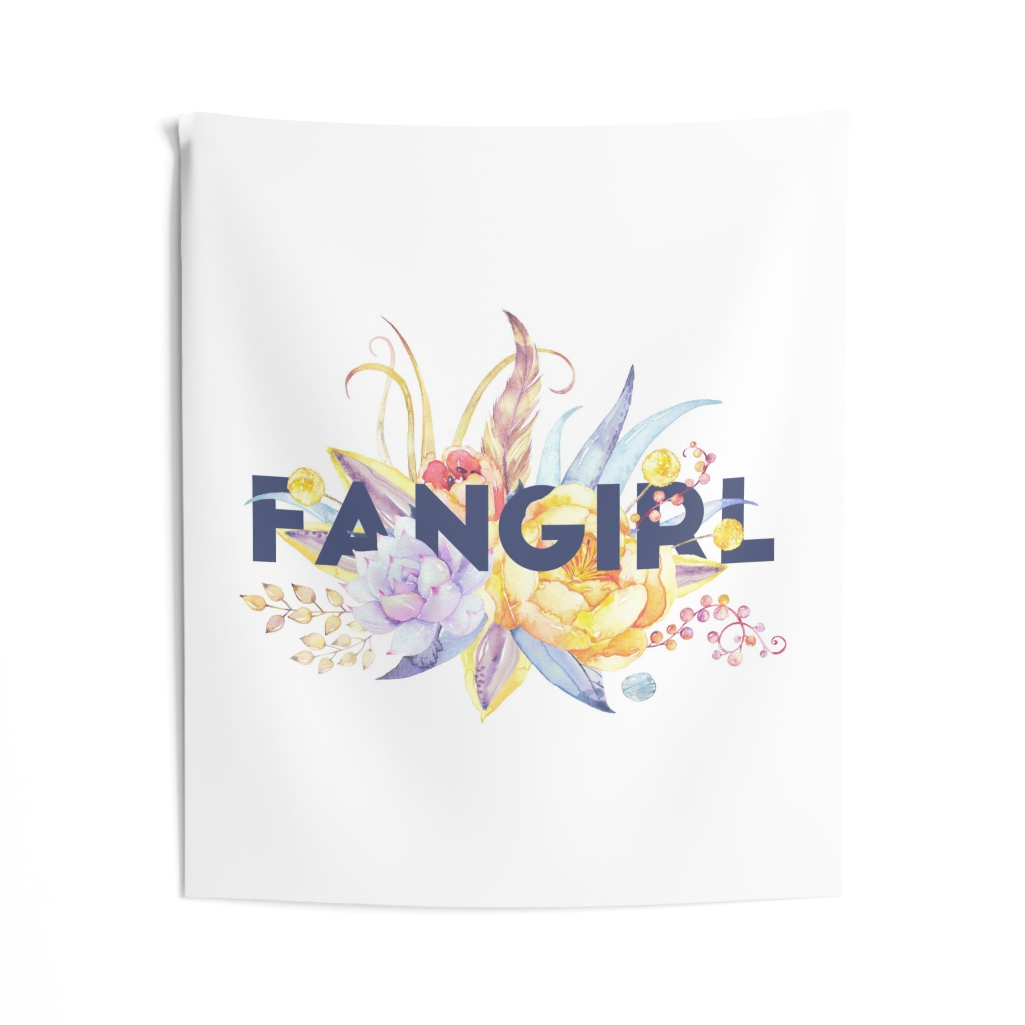 FANGIRL Floral Wall Tapestry - Literary Lifestyle Company