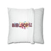 BIBLIOPHILE Floral Pillow