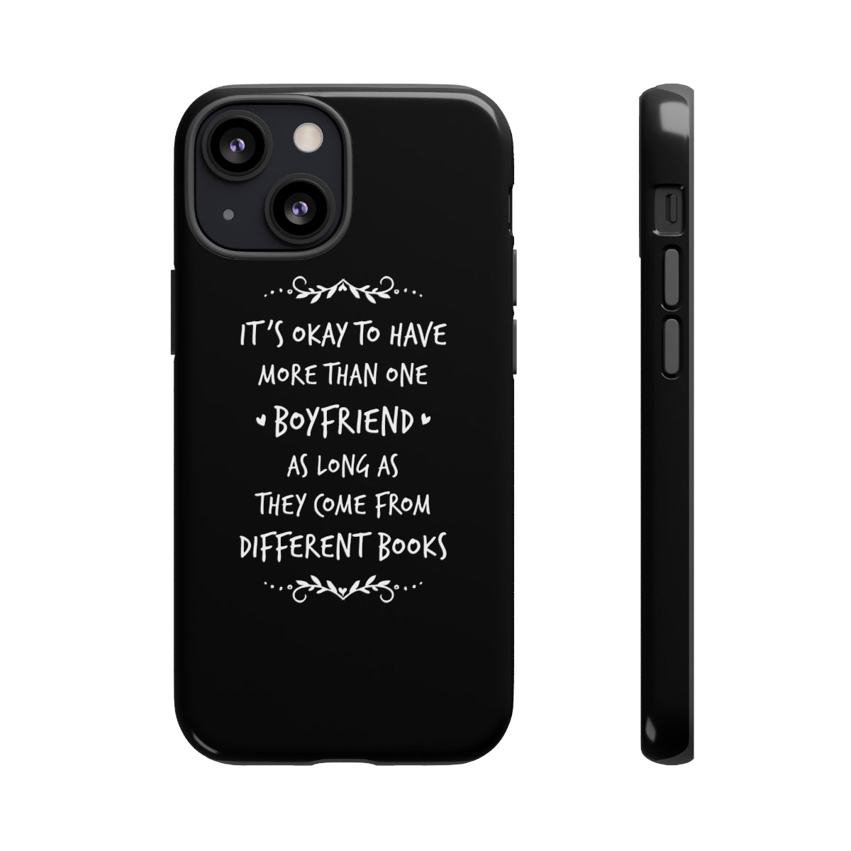 IT'S OKAY TO HAVE MORE THAN ONE BOYFRIEND Phone Case - Literary Lifestyle Company