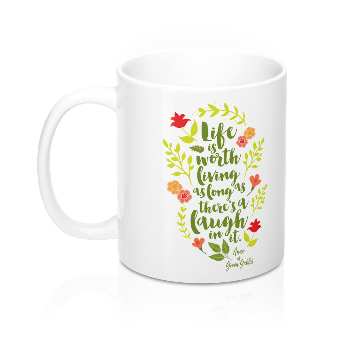 Life is worth living... Anne of Green Gables Quote Mug - LitLifeCo.