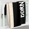 BORN TO READ. Forced to Socialize Throw Blanket - Literary Lifestyle Company