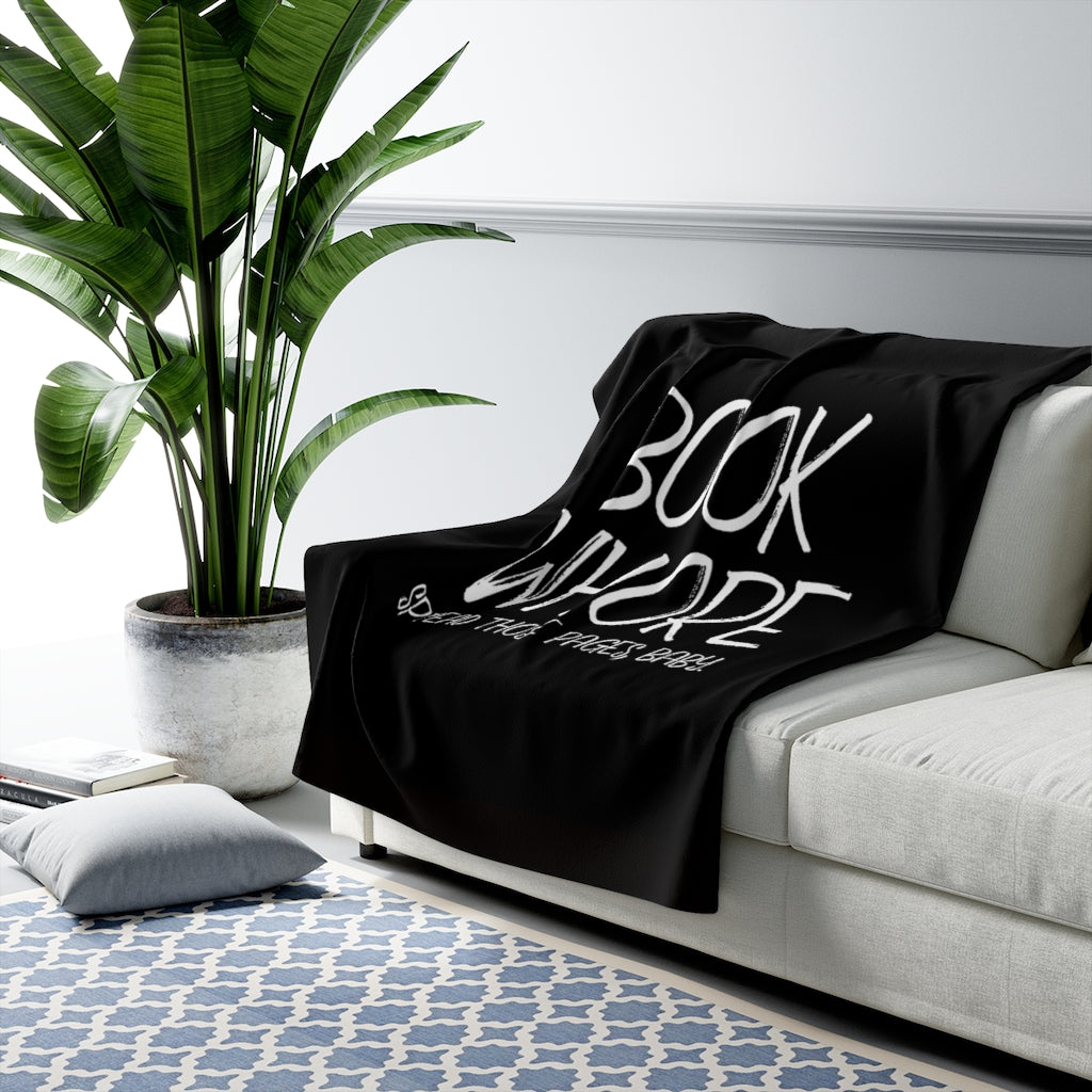 BOOK WH*RE Throw Blanket - Literary Lifestyle Company