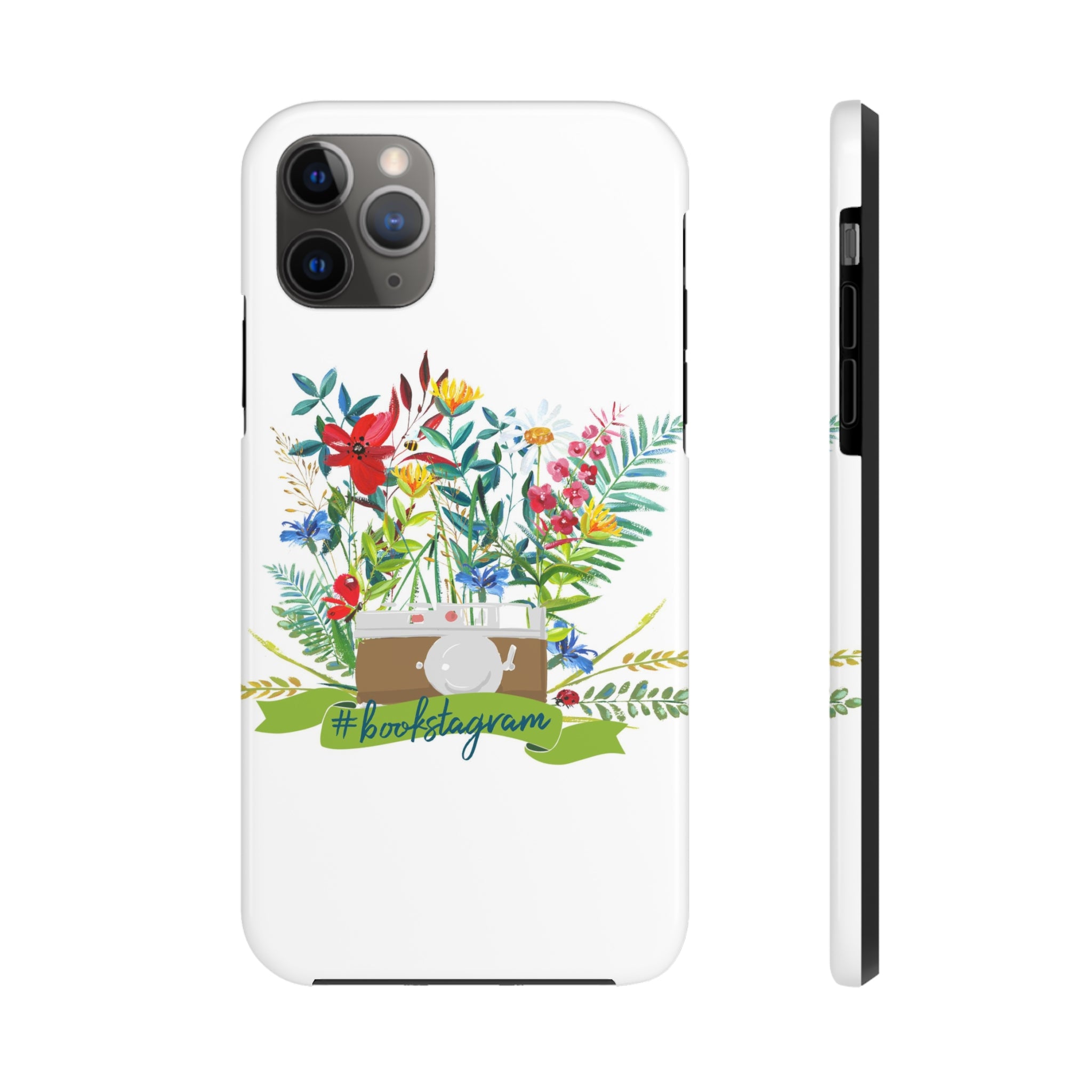 #bookstagram Floral Tough Phone Case - Literary Lifestyle Company