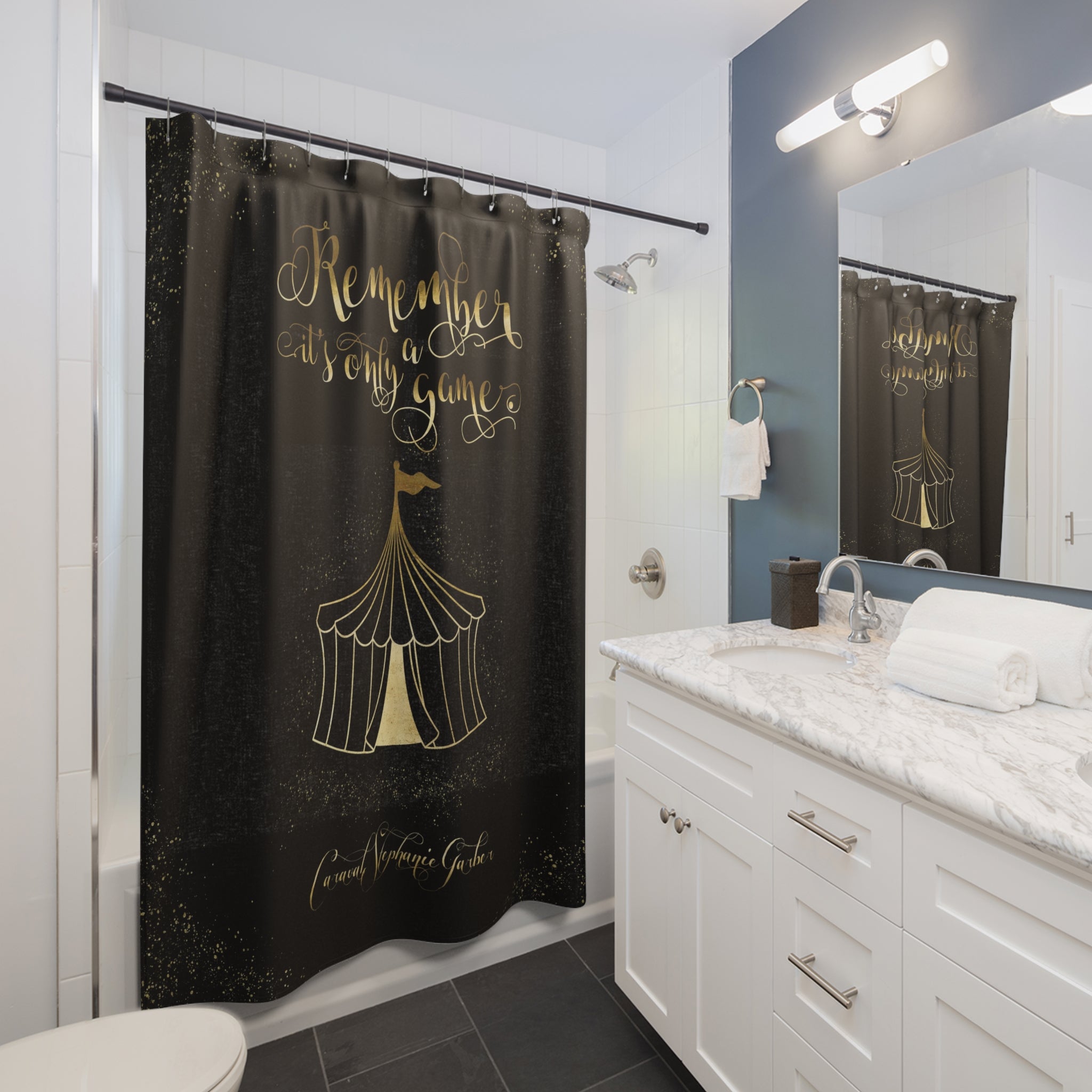 Remember... Caraval Shower Curtain