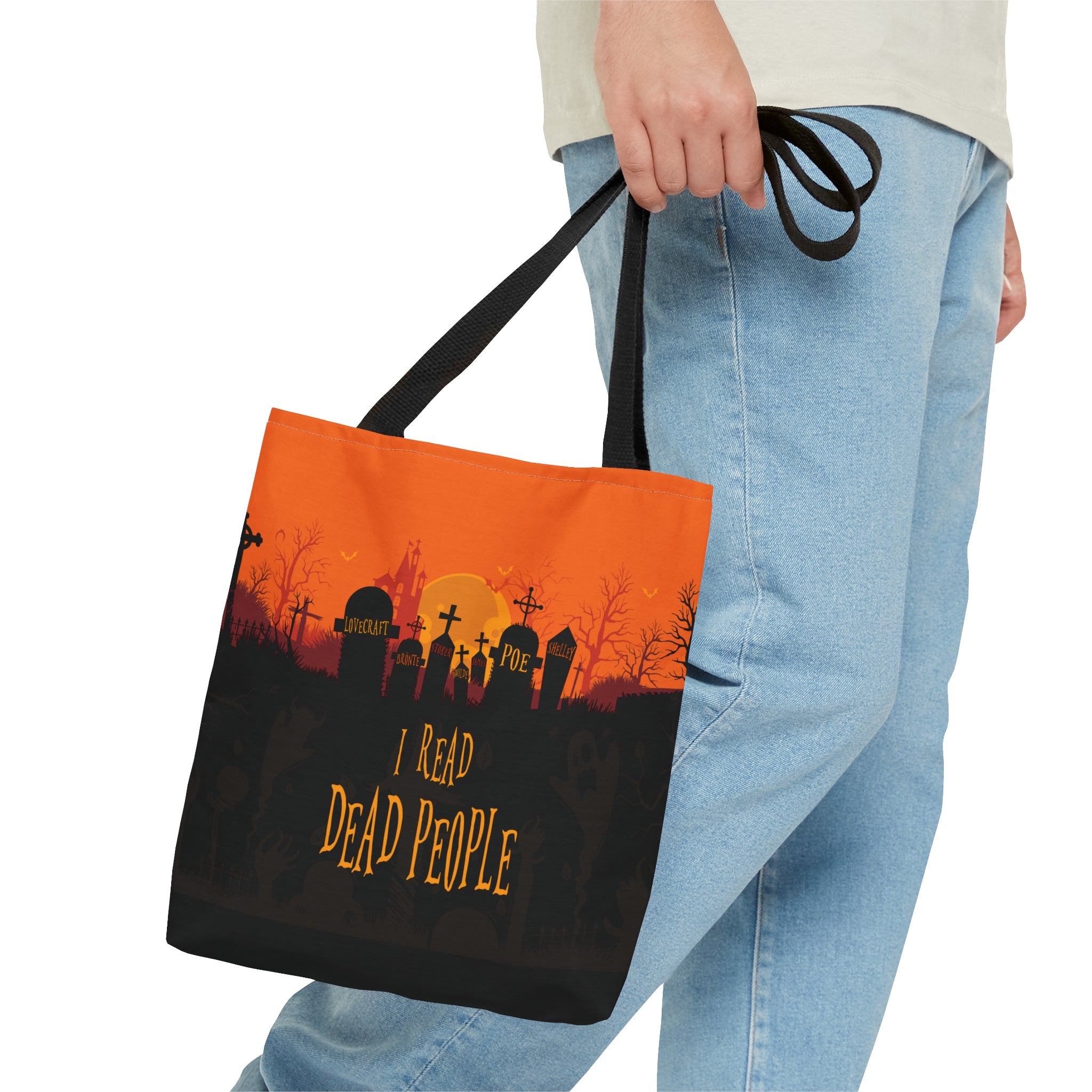 I READ DEAD PEOPLE Tote Bag