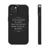 A CLEAN HOUSE Phone Case - Literary Lifestyle Company