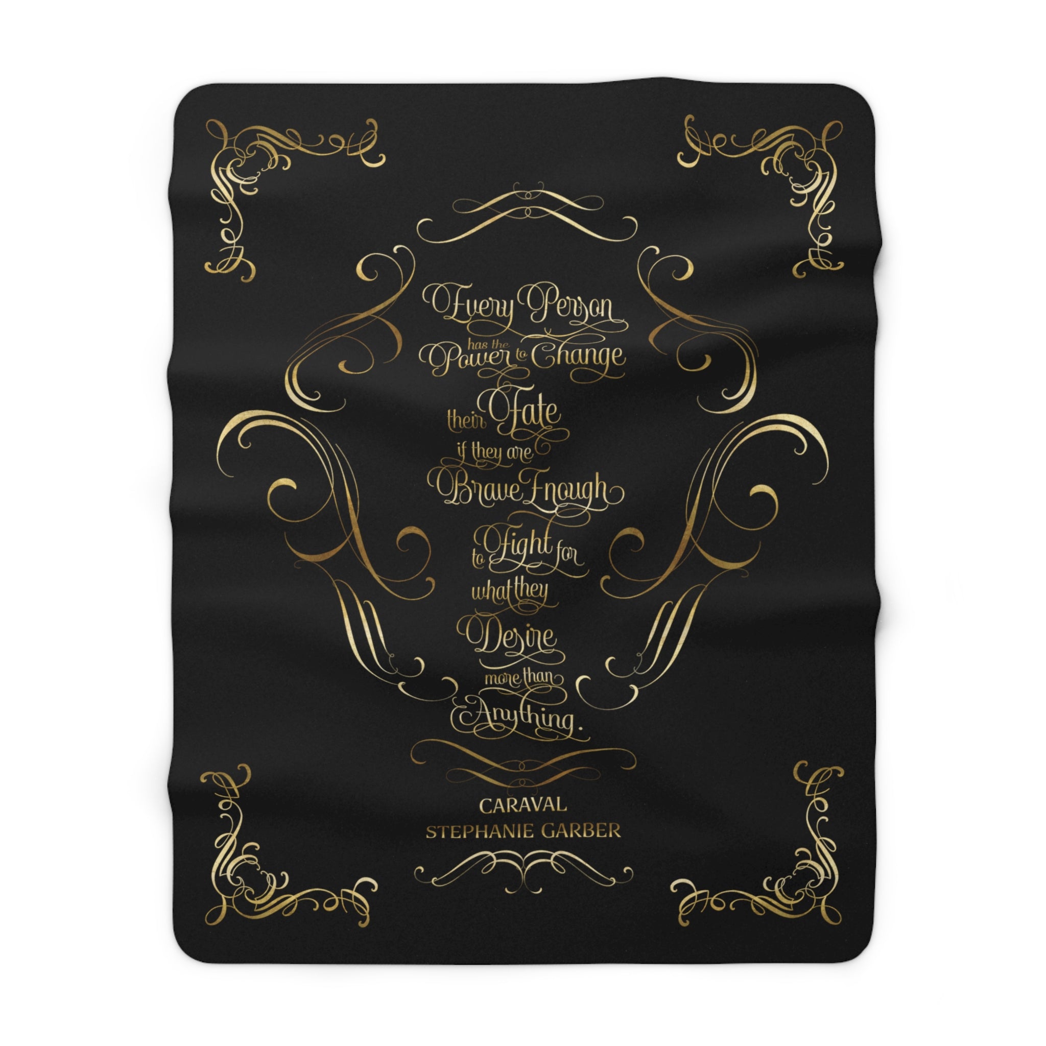 The Power to Change Fate. Caraval Throw Blanket