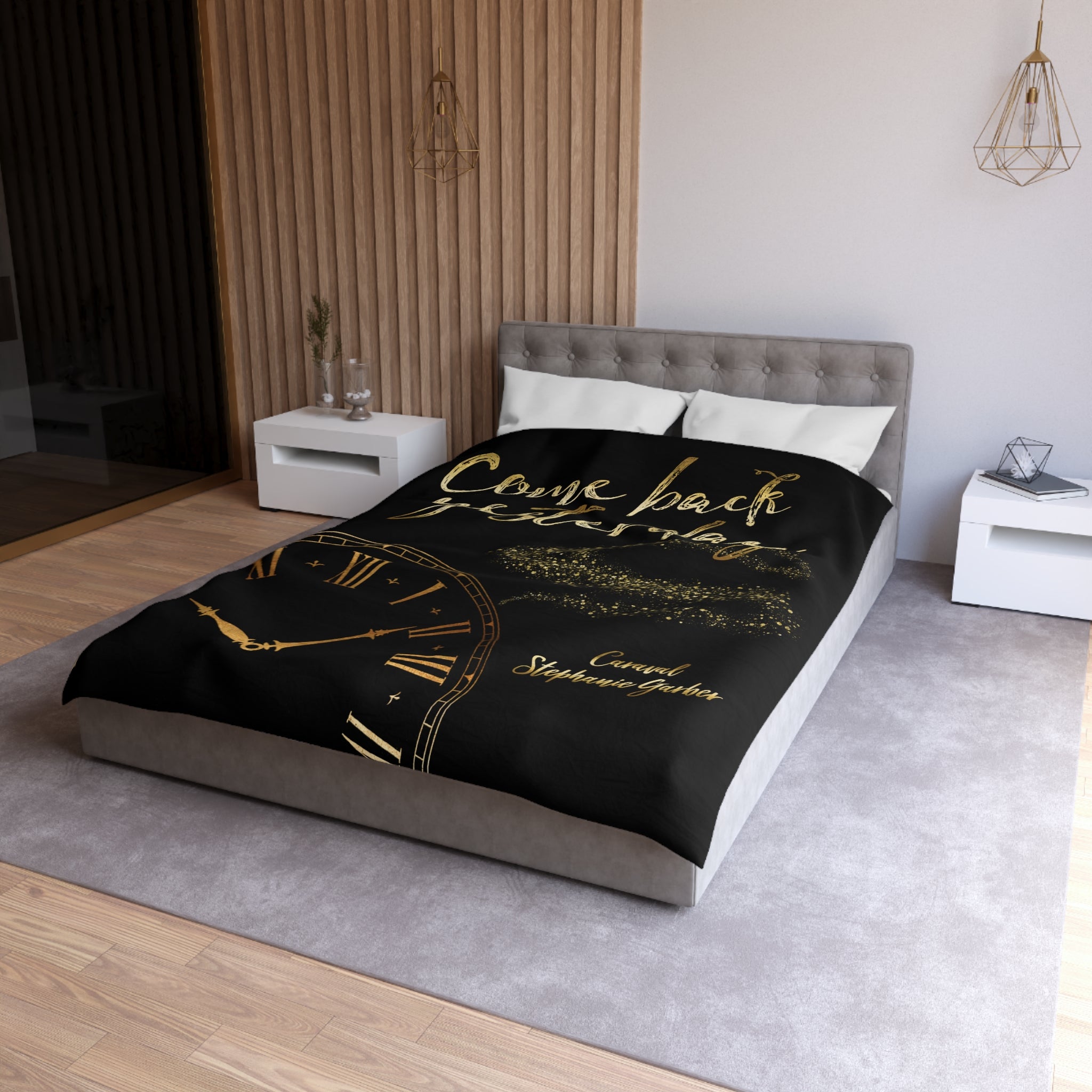 Come back yesterday. Caraval Duvet Cover