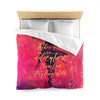 I'd rather die on an adventure... Lila Bard Duvet Cover