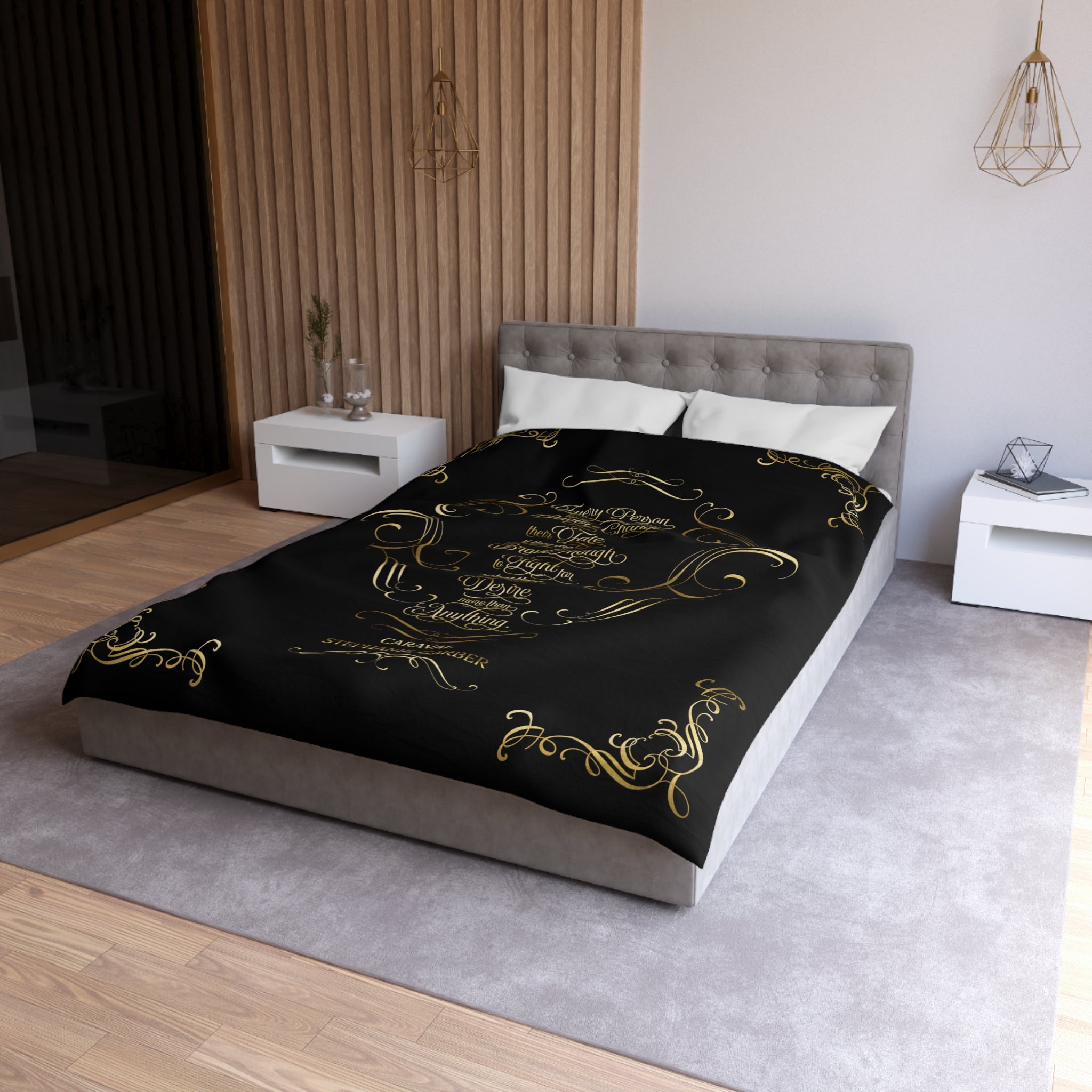 The Power to Change Fate. Caraval Duvet Cover