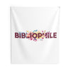 BIBLIOPHILE Floral Wall Tapestry - Literary Lifestyle Company