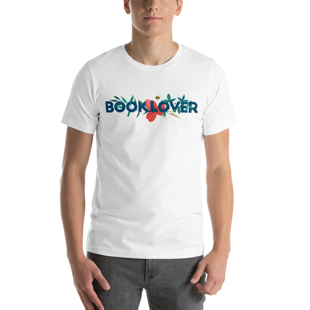 BOOKLOVER Floral T-Shirt - Literary Lifestyle Company