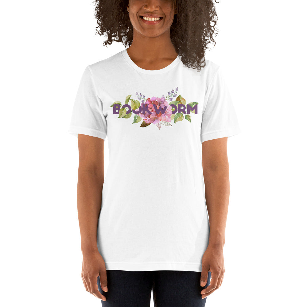 BOOKWORM Floral T-Shirt - Literary Lifestyle Company