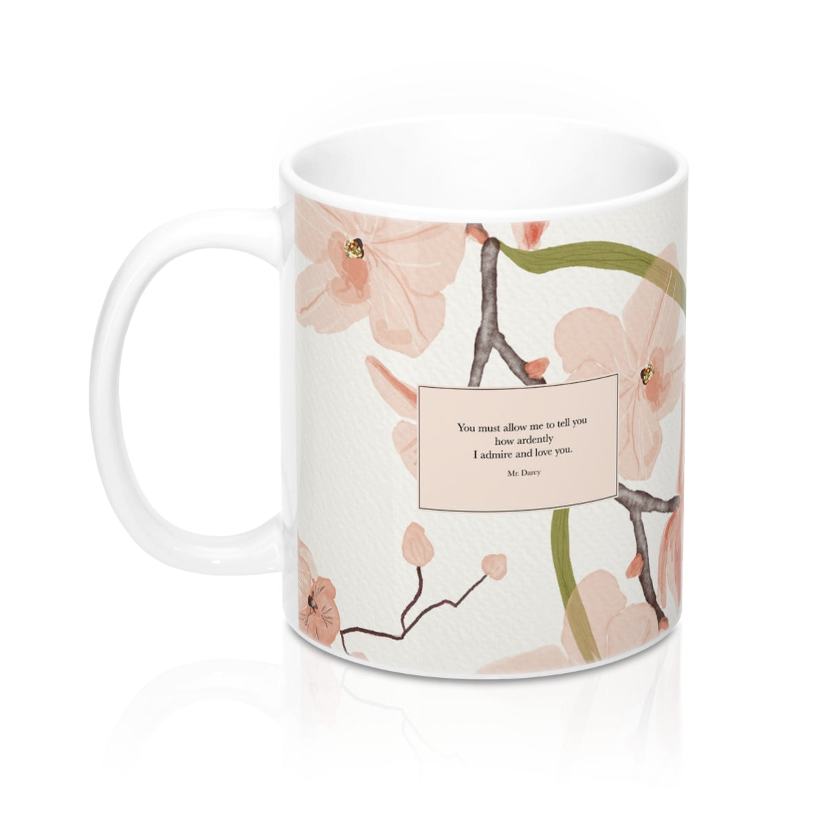 You must allow me to tell you... Mr. Darcy Quote Mug - LitLifeCo.