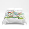 Load image into Gallery viewer, #bookstagram Floral Duvet Cover - LitLifeCo.