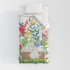 Load image into Gallery viewer, #bookstagram Floral Duvet Cover - Literary Lifestyle Company