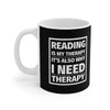 Reading is My Therapy Mug - LitLifeCo.