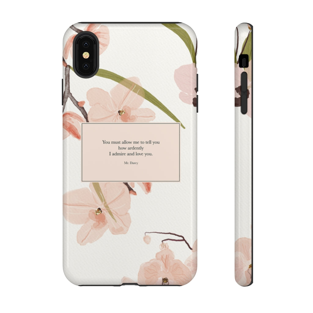 You must allow me... Mr. Darcy Phone Case - Literary Lifestyle Company