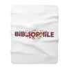 Load image into Gallery viewer, BIBLIOPHILE Floral Throw Blanket - Literary Lifestyle Company