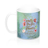 Load image into Gallery viewer, Earth laughs... Ralph Waldo Emerson Quote Mug - LitLifeCo.