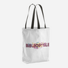 BIBLIOPHILE Floral Tote Bag - LitLifeCo.