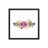 Load image into Gallery viewer, BOOKWORM Floral Art Print - LitLifeCo.