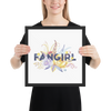 Load image into Gallery viewer, FANGIRL Floral Art Print - LitLifeCo.