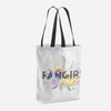 FANGIRL Floral Tote Bag - LitLifeCo.