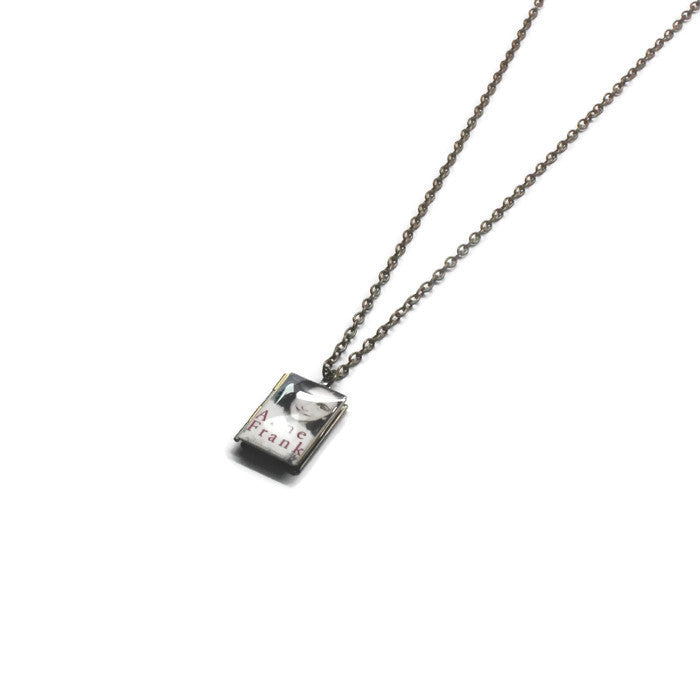 The Diary of Anne Frank Book Necklace - Literary Lifestyle Company