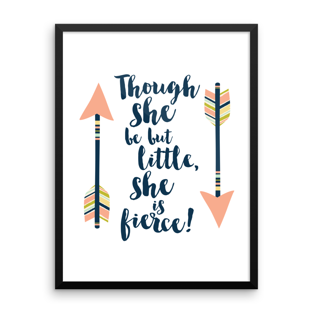 Though she be but little... A Midsummer Night's Dream Art Print - Literary Lifestyle Company