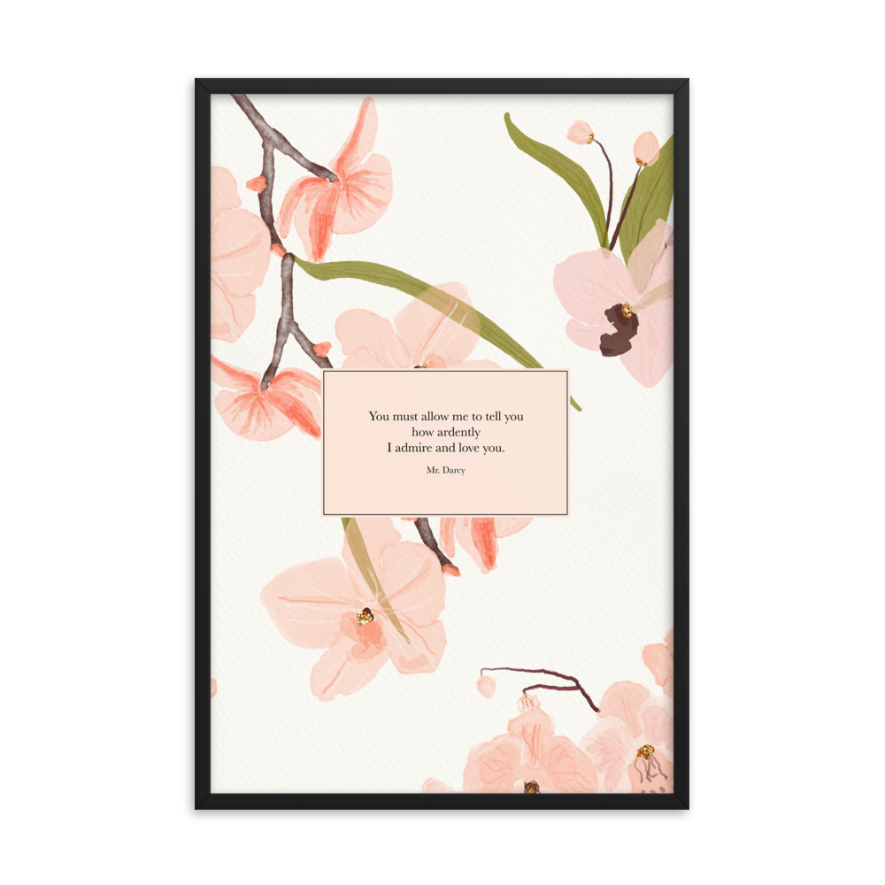 You must allow me... Mr. Darcy Art Print - Literary Lifestyle Company