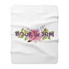 Load image into Gallery viewer, BOOKWORM Floral Throw Blanket - Literary Lifestyle Company