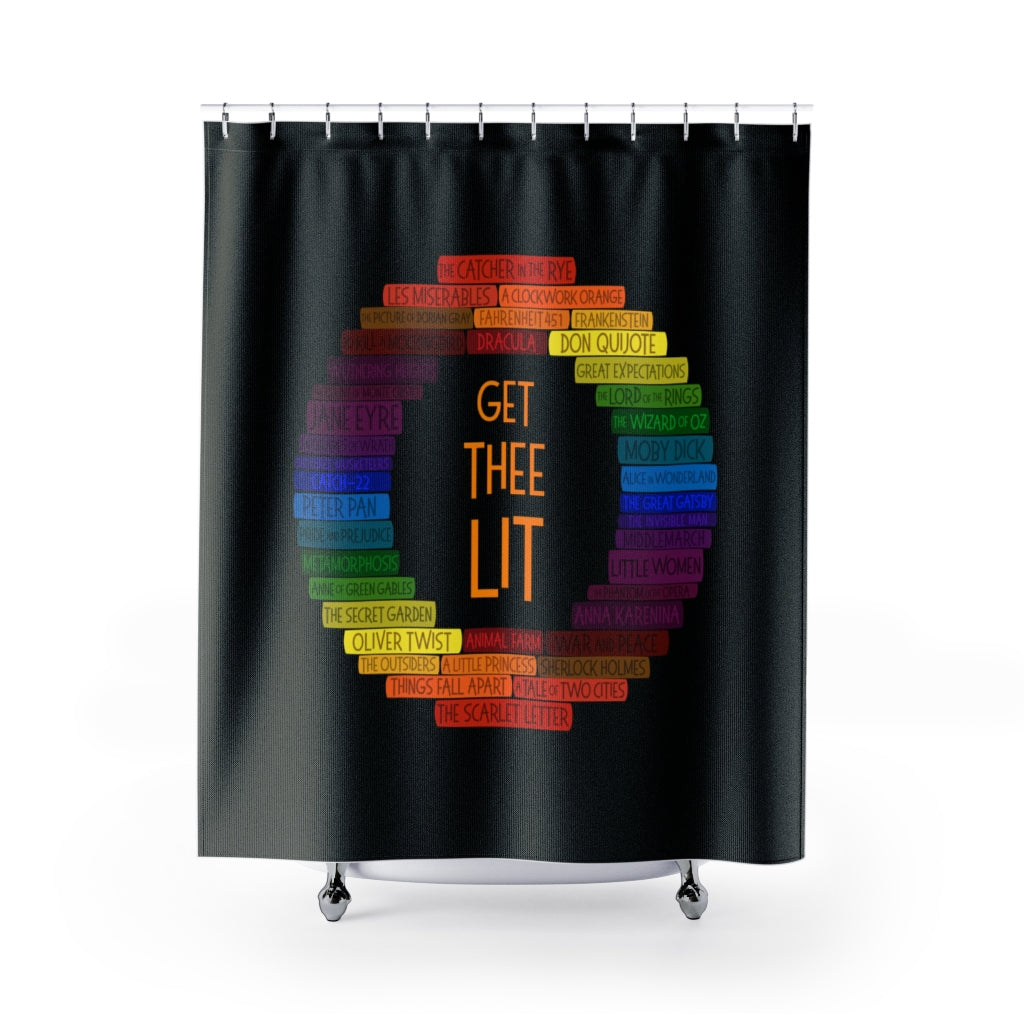GET THEE LIT Shower Curtain
