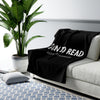 Load image into Gallery viewer, BORN TO READ. Forced to Socialize Throw Blanket - Literary Lifestyle Company