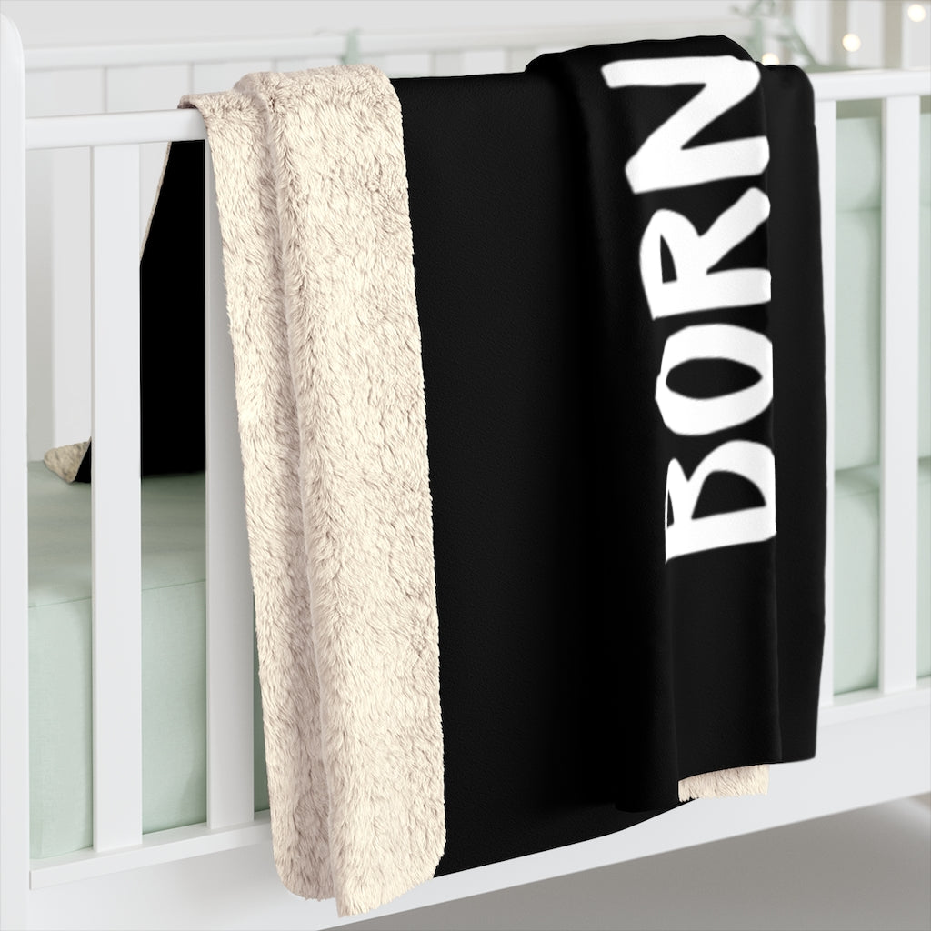 BORN TO READ. Forced to Work Throw Blanket - Literary Lifestyle Company
