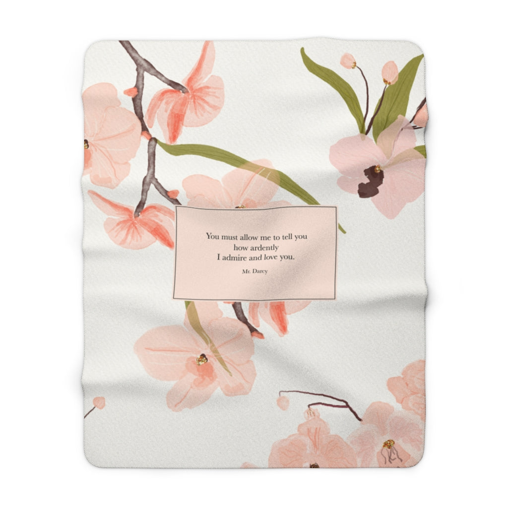 You must allow me... Mr. Darcy Throw Blanket - Literary Lifestyle Company