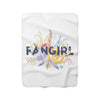 FANGIRL Floral Throw Blanket - Literary Lifestyle Company
